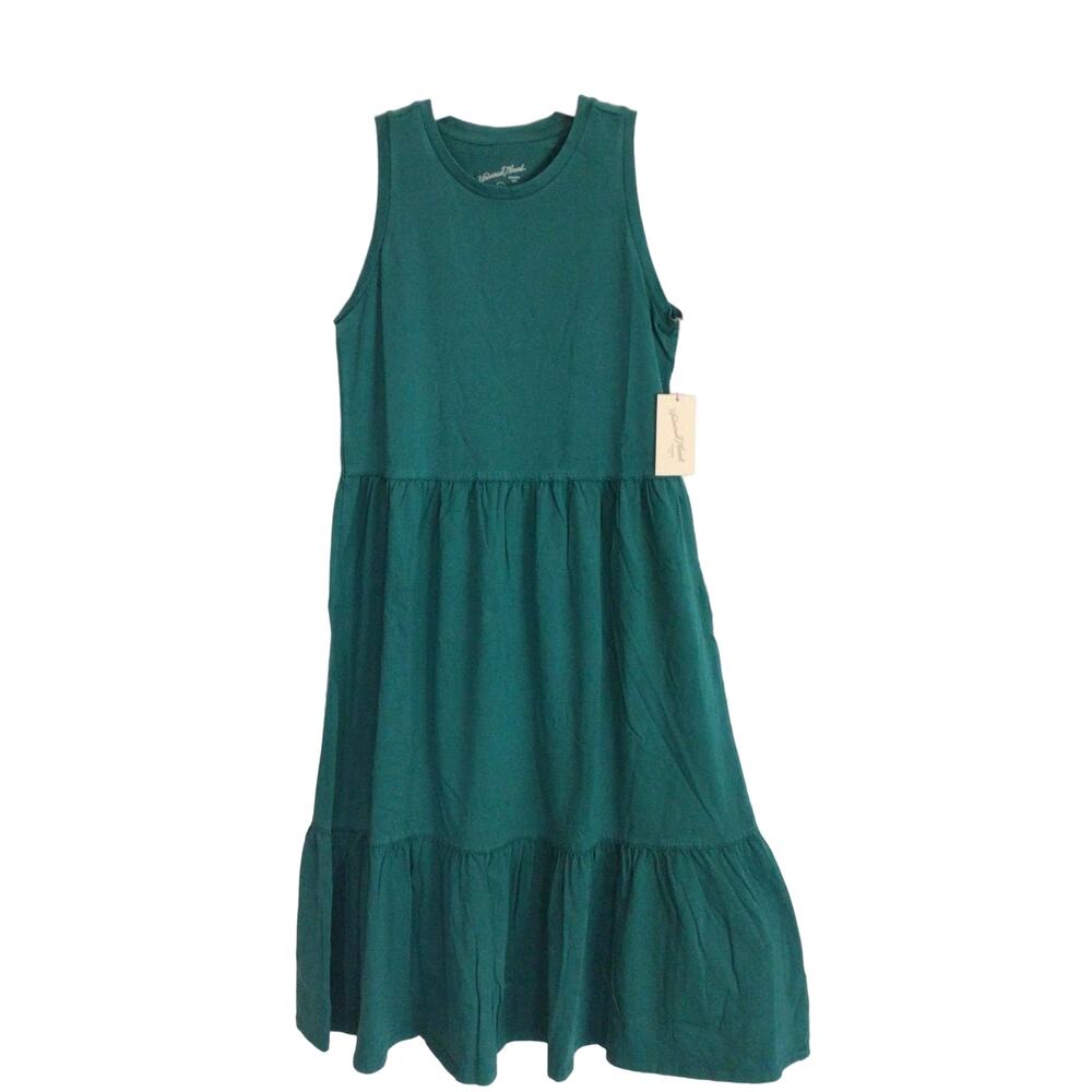 NEW Womens XS 0/2 Sleeveless A-Line TANK TOP DRESS Universal Thread Green NWT